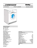 Предварительный просмотр 13 страницы Danby DWM5500W Service Manual