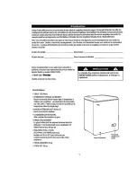 Предварительный просмотр 6 страницы Danby Millenium DCF401W Owner'S Manual