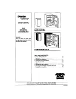 Danby Millennium DAR452W Owner'S Manual preview