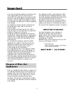 Preview for 4 page of Danby Millennium DAR482BLS Owner'S Manual