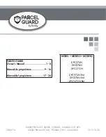 Danby Parcel Guard DPG37BN Owner'S Manual preview