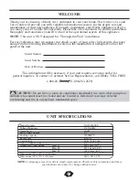 Preview for 3 page of Danby Premiere DAC15009EE Owner'S Use And Care Manual