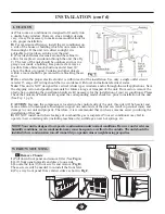 Preview for 9 page of Danby Premiere DAC15009EE Owner'S Use And Care Manual