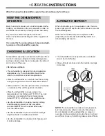 Preview for 5 page of Danby Premiere DDR25P User Manual