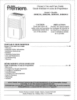Danby Premiere DDR30E Owner'S Use And Care Manual preview