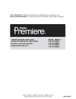 Preview for 1 page of Danby Premiere DPA100CB5BP Owner'S Use And Care Manual