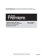 Danby Premiere DPA110CB5BP Owner'S Use And Care Manual preview