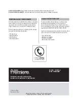 Preview for 40 page of Danby Premiere DPA110CB5BP Owner'S Use And Care Manual