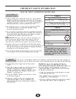 Preview for 3 page of Danby Premiere DPA120DHB1GP User Manual