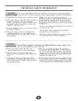 Preview for 4 page of Danby Premiere DPAC12010H Owner'S Use And Care Manual