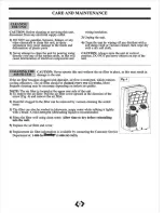 Preview for 10 page of Danby Premiere DPAC12011 Owner'S Use And Care Manual