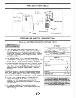 Preview for 3 page of Danby Premiere DPAC13012H Owner'S Use And Care Manual