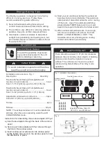 Предварительный просмотр 5 страницы Danby Premiere DPAC9009 Owner'S Manual