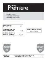 Preview for 1 page of Danby Premiere DUFM085A3WP Owner'S Manual