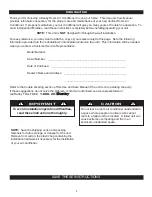 Preview for 3 page of Danby Premiere DVAC8071EE Use And Care Manual