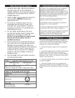 Preview for 4 page of Danby Premiere DVAC8071EE Use And Care Manual