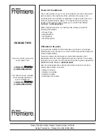 Preview for 20 page of Danby Premiere DVAC8071EE Use And Care Manual