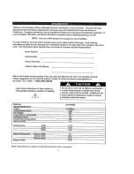 Preview for 3 page of Danby Silhouette DAC7024DE Use And Care Manual