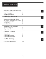 Preview for 2 page of Danby Silhouette DBC514BLS Owner'S Manual