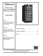 Danby Silhouette DWC1534BLS Owner'S Manual preview