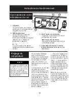 Предварительный просмотр 17 страницы Danby Silhouette DWC1534BLS Owner'S Manual