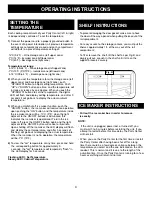 Preview for 6 page of Danby Silhouette Select DPC6012BLS Owner'S Use And Care Manual