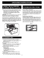 Предварительный просмотр 8 страницы Danby Silhouette Select DPC6012BLS Owner'S Use And Care Manual