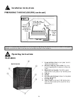 Preview for 8 page of Danby Silhouette Select SSWC056D1B Owner'S Use And Care Manual