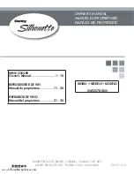 Danby Silhouette SWC057D1BSS Owner'S Manual preview