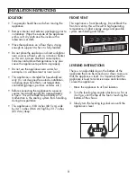 Preview for 4 page of Danby Silhouette SWC057D1BSS Owner'S Manual