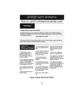 Preview for 4 page of Danby Silhovette DWC656BLS Owner'S Manual