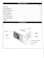 Preview for 3 page of Danby Simplicity SAC10504D Use And Care Manual