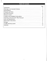 Preview for 3 page of Danby Simplicity SDR506RH Owner'S Manual