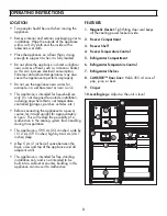 Предварительный просмотр 4 страницы Danby Simplicity SYFF116B1WL Owner'S Manual