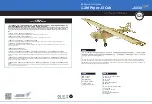 Dancing Wings Hobby 1.2M Piper J3 Cub Instruction Manual preview