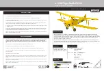 Dancing Wings Hobby Tiger Moth DH82 2.15M Instruction Manual preview