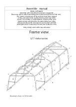 Preview for 3 page of Dancover Garage tent 3,77x7,3x3,24m PVC Manual