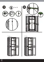 Предварительный просмотр 9 страницы Dancover Garden Storage Box Regular A Manual