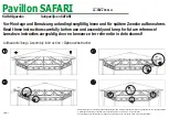 Preview for 9 page of Dancover Gazebo Safari Manual