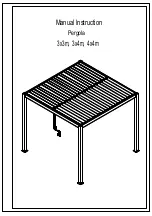 Предварительный просмотр 2 страницы Dancover Gazebo San Pablo 3x3m Manual