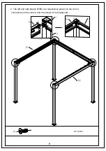 Предварительный просмотр 10 страницы Dancover Gazebo San Pablo 3x3m Manual