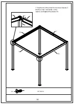 Предварительный просмотр 11 страницы Dancover Gazebo San Pablo 3x3m Manual