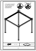 Предварительный просмотр 12 страницы Dancover Gazebo San Pablo 3x3m Manual