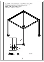 Предварительный просмотр 15 страницы Dancover Gazebo San Pablo 3x3m Manual