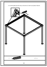 Предварительный просмотр 16 страницы Dancover Gazebo San Pablo 3x3m Manual
