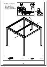 Предварительный просмотр 19 страницы Dancover Gazebo San Pablo 3x3m Manual