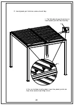 Предварительный просмотр 21 страницы Dancover Gazebo San Pablo 3x3m Manual