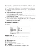 Preview for 3 page of Dancover HE94020 Safety Instructions And Operation Manual