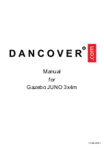 Preview for 1 page of Dancover JUNO 3x4m Manual