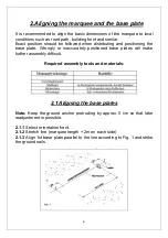 Preview for 6 page of Dancover Marquee 10x15 m PRO+ EventZone Manual